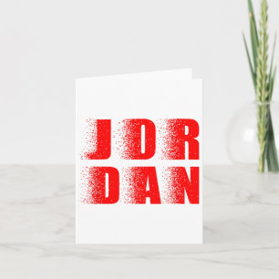 Jordan Name Retro Jordan Boys Girls Jordan Distres Card