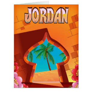 Jordan Palace travel poster