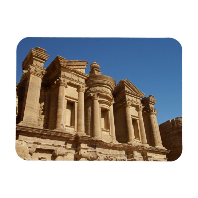 Jordan, Petra, The Monastery, Al Deir. 2 Magnet (Horizontal)