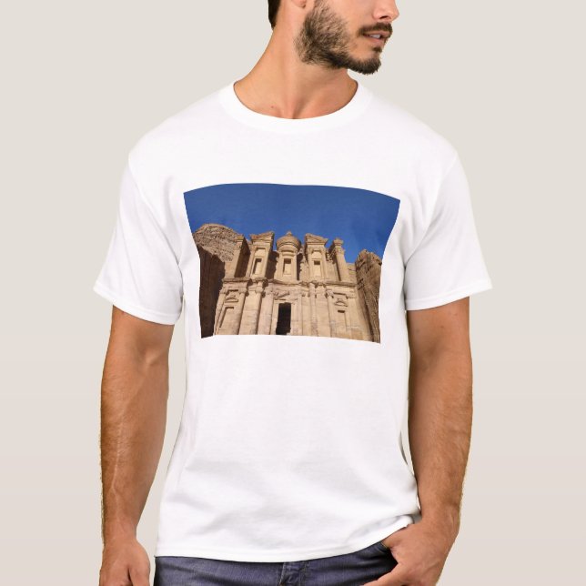 Jordan, Petra, The Monastery, Al Deir. T-Shirt (Front)