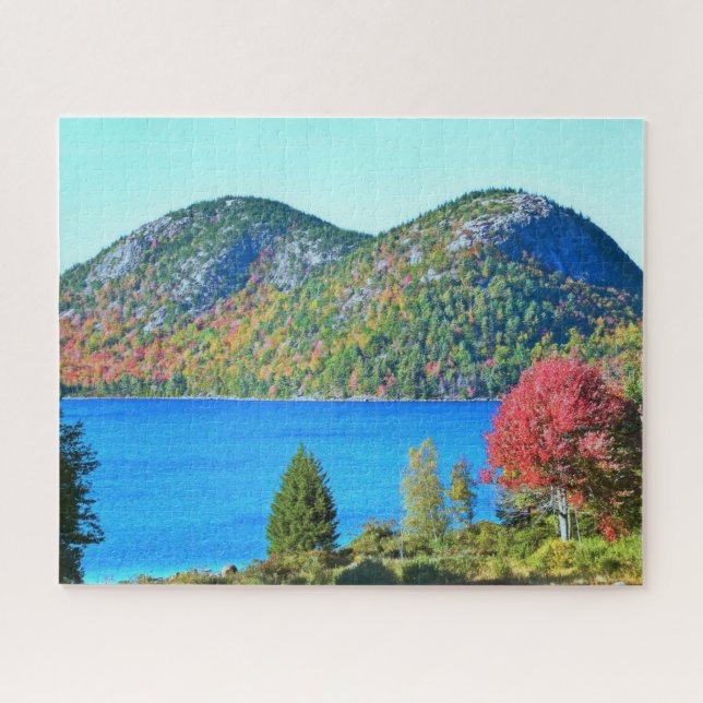 Jordan Pond Bubbles Jigsaw Puzzle (Horizontal)