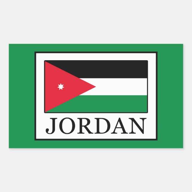 Jordan Rectangular Sticker (Front)