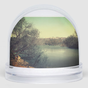 Jordan River where Jesus was baptized: Holy Site Snowglobe