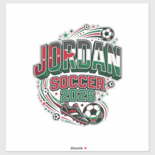 Jordan Soccer 2026 Soccer Bold Country Typography 