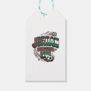 Jordan Soccer 2026 Soccer Bold Country Typography Gift Tags