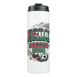 Jordan Soccer 2026 Soccer Bold Country Typography Thermal Tumbler