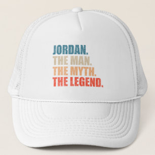 Jordan The Man The Myth The Legend Trucker Hat