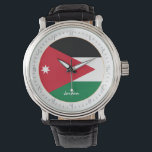 Jordanian Flag & Jordan fashion, Arabic No /design Watch<br><div class="desc">WATCH: Jordan & Jordanian Flag fashion design - love my country,  travel,  holiday,  country patriots / sports fans</div>