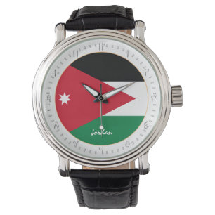 Jordanian Flag & Jordan fashion, Arabic No /design Watch