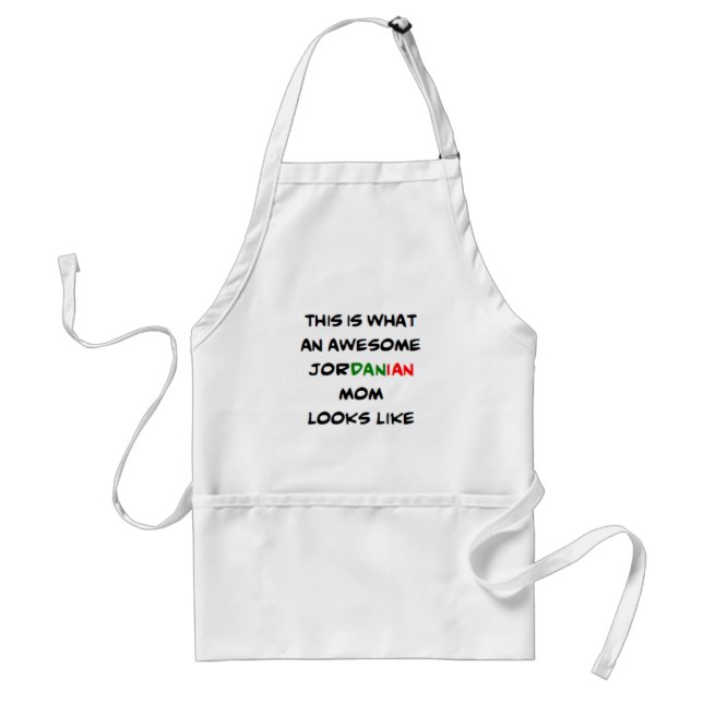 jordanian mum, awesome standard apron (Front)