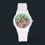 Joremount Chic DIY Watch<br><div class="desc">Looking for a personal gift that you can add your own image to? Here is a chic floral watch that you can also insert your own image into to make it special. You can also delete the numbers face if you wish when you choose to customise. If you like the...</div>