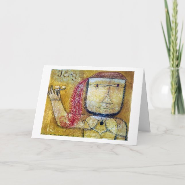 Jorg, Paul Klee Card (Front)
