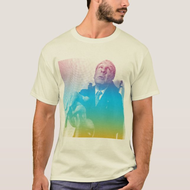 Jorge Luis Borges Rainbow 1 T-Shirt (Front)