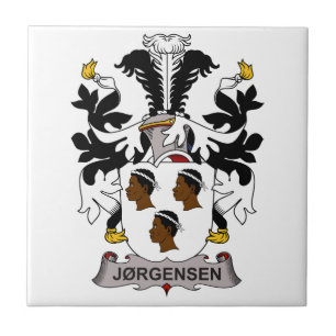 Jorgensen Family Crest Tile
