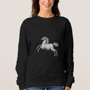 Joris Hoefnagel White Horse Famous Painting Anima Sweatshirt