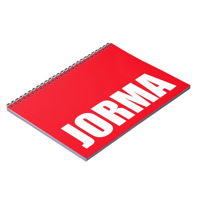 Jorma Notebook (Left Side)