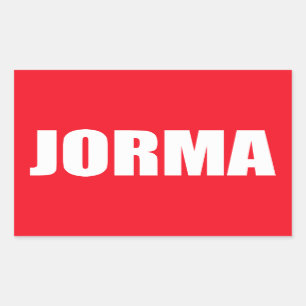 Jorma Rectangular Sticker
