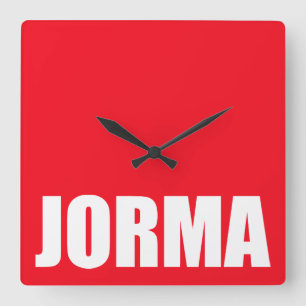 Jorma Square Wall Clock