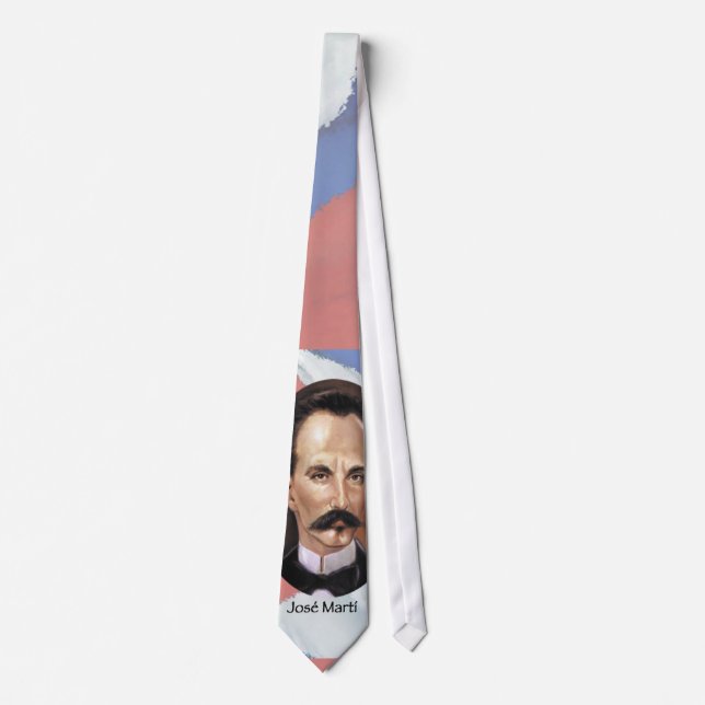 Jose Marti on Cuban Flag Tie (Front)