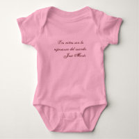 Jose Marti Poetry baby clothing 1 (pink)