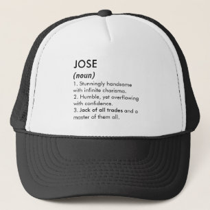 Jose name, Editable name, Custom name Trucker Hat