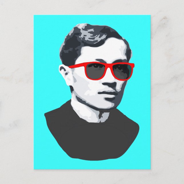 Jose "Pepe" Rizal Sunnies T-shirt Postcard (Front)