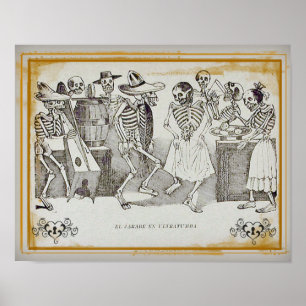 José  Posada-El jarabe en ultratumba 14"x11" Print