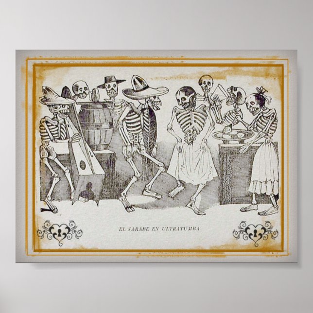 José  Posada, El jarabe en ultratumba 7x5.30 Print (Front)