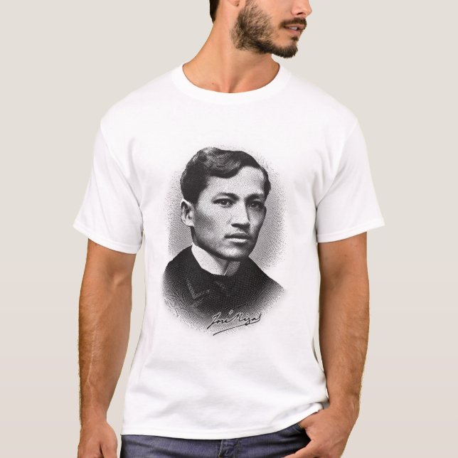 Jose Rizal (Black Print) T-Shirt (Front)