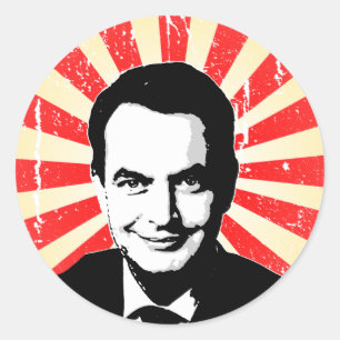 Jose Zapatero Classic Round Sticker
