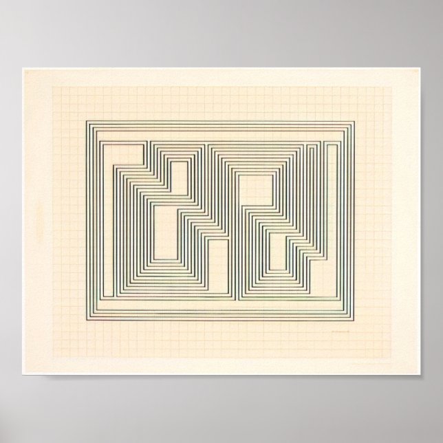 josef albers -   graphic tectonic  poster (Front)