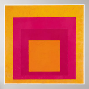 josef albers - homage to the square la tehuana poster