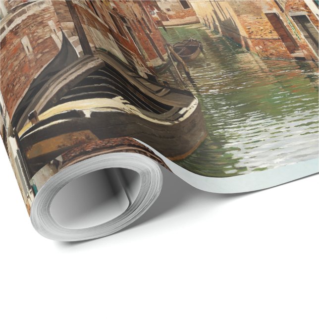 Josef Theodor Hansen Ponte Della Tana Venice Wrapping Paper (Roll Corner)