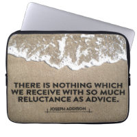 Joseph Addison Inspirational Quote "Advice"