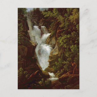 Joseph Anton Koch, Wasserfall, 1796 Postcard