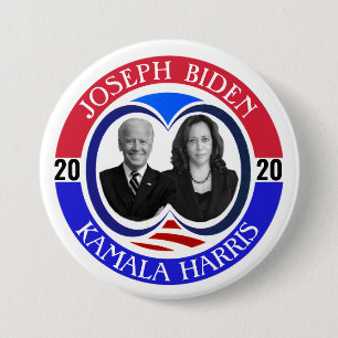 Joseph Biden & Kamala Harris 2020 7.5 Cm Round Badge