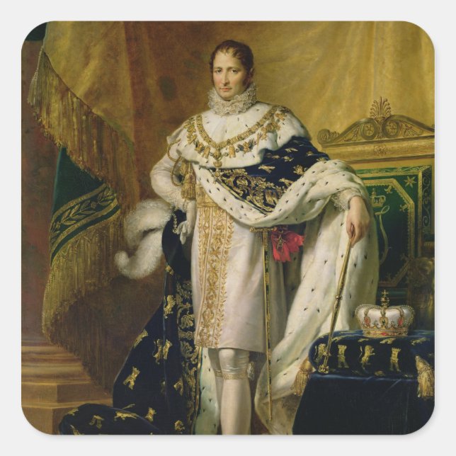 Joseph Bonaparte  after 1808 Square Sticker (Front)