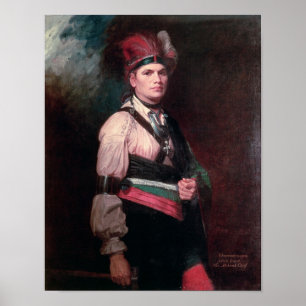 Joseph Brant, Chief of the Mohawks, 1742-1807 Poster
