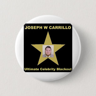 Joseph Carrillo - Ultimate Celebrity Blackout 6 Cm Round Badge