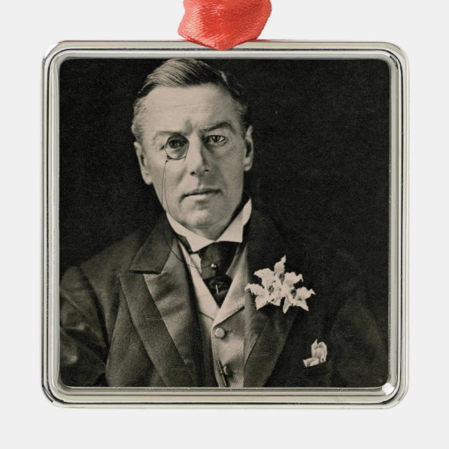 Joseph Chamberlain Metal Tree Decoration (Front)