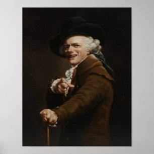 Joseph Ducreux - Guise Of A Mocker Painting Poster