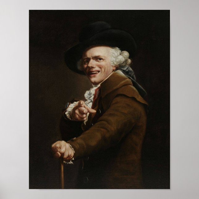 Joseph Ducreux - Guise Of A Mocker Painting Poster (Front)