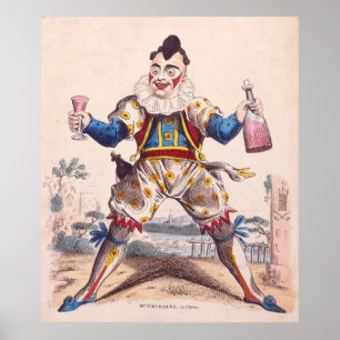 Joseph Grimaldi, Clown 1778–1837 Poster