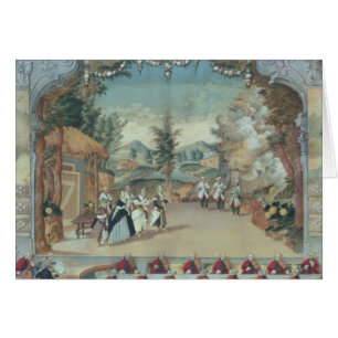 Joseph Haydn at first performance of his opera
