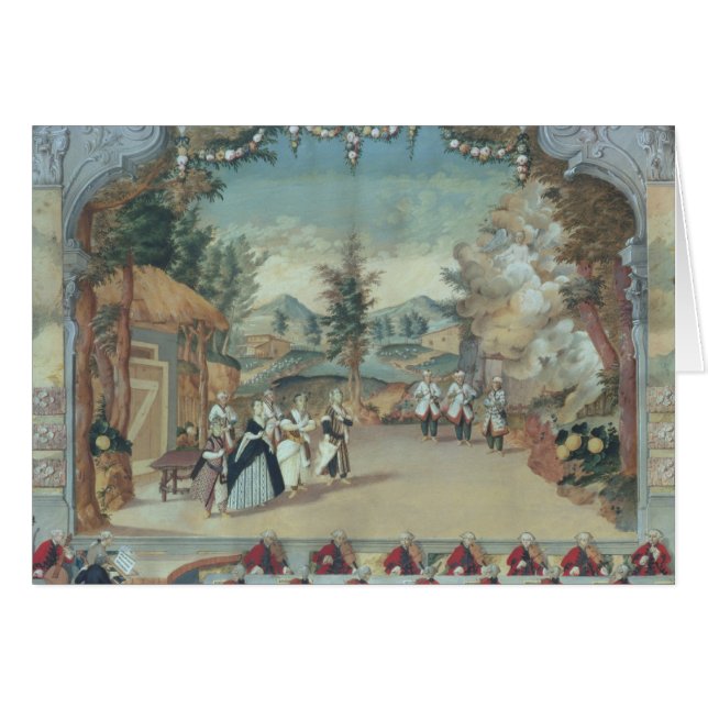 Joseph Haydn at first performance of his opera (Front Horizontal)
