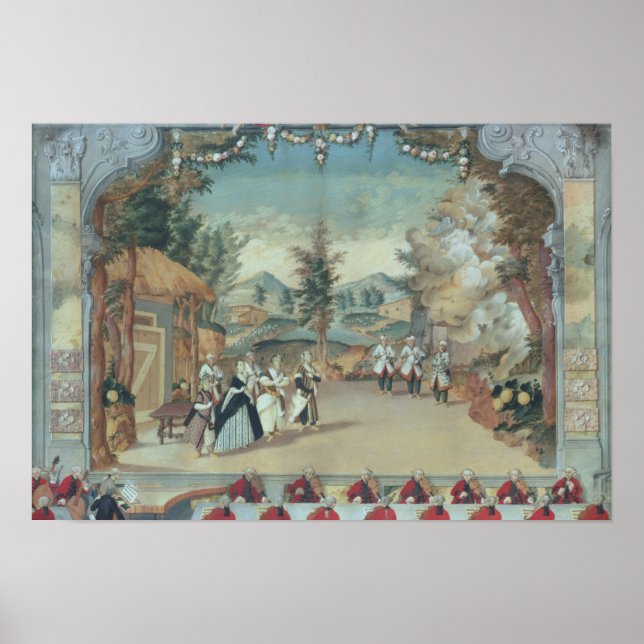 Joseph Haydn at first performance of his opera Poster (Front)