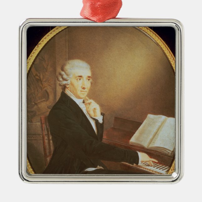 Joseph Haydn c.1795 Metal Ornament (Front)