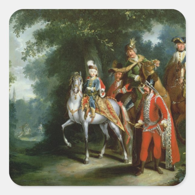 Joseph II, Emperor of Germany Square Sticker (Front)
