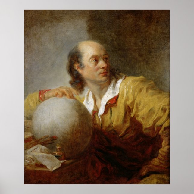 Joseph-Jerome Lefrancois Lalande Poster (Front)