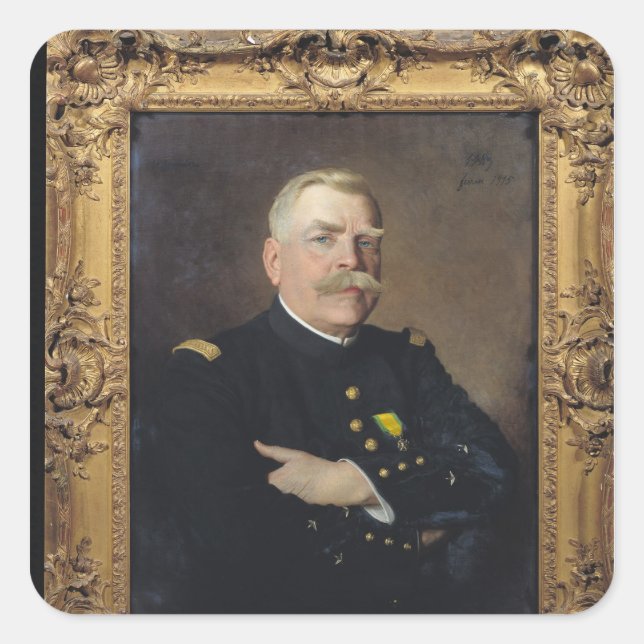 Joseph Joffre  1915 Square Sticker (Front)